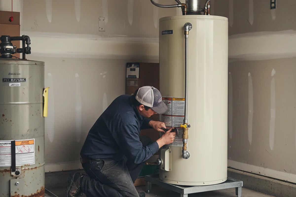 Water heater and shutoff valve replacement in Somis